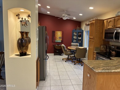 This well maintained 2 bedroom, 2 bath home has a perfect Az air on Sunland Springs Golf Course  in Arizona - for sale on GolfHomes.com, golf home, golf lot