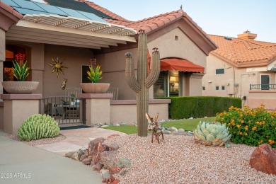 From gorgeous curb appeal to a resort-like pool backyard,this on Corte Bella Golf Club in Arizona - for sale on GolfHomes.com, golf home, golf lot