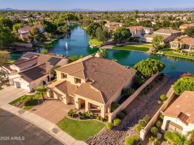 VOTED BEST ON TOUR! GORGEOUS LAKEFRONT HOME in highly on Ocotillo Golf Resort  in Arizona - for sale on GolfHomes.com, golf home, golf lot