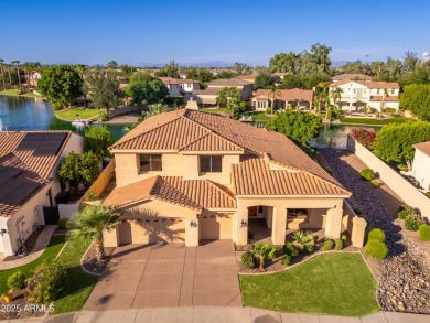 VOTED BEST ON TOUR! GORGEOUS LAKEFRONT HOME in highly on Ocotillo Golf Resort  in Arizona - for sale on GolfHomes.com, golf home, golf lot