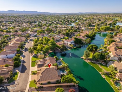 VOTED BEST ON TOUR! GORGEOUS LAKEFRONT HOME in highly on Ocotillo Golf Resort  in Arizona - for sale on GolfHomes.com, golf home, golf lot