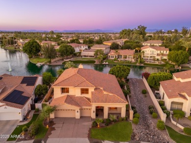 VOTED BEST ON TOUR! GORGEOUS LAKEFRONT HOME in highly on Ocotillo Golf Resort  in Arizona - for sale on GolfHomes.com, golf home, golf lot