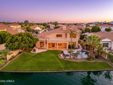 VOTED BEST ON TOUR! GORGEOUS LAKEFRONT HOME in highly on Ocotillo Golf Resort  in Arizona - for sale on GolfHomes.com, golf home, golf lot