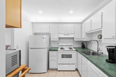 Step inside this charming ground-floor villa featuring 1 bedroom on Kings Point Golf - Executive in Florida - for sale on GolfHomes.com, golf home, golf lot