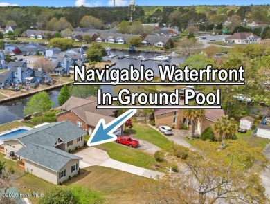 Affordable Luxury Waterfront Retreat WITH IN-GROUND POOL- Fully on River Bend Golf and Country Club in North Carolina - for sale on GolfHomes.com, golf home, golf lot