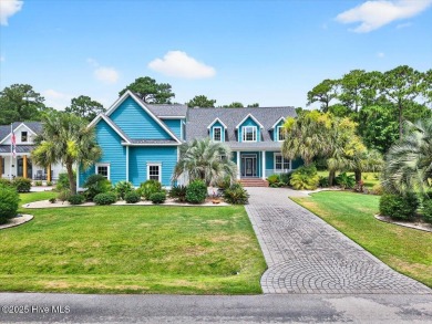 Experience the pinnacle of luxury living in this exquisite 4,200 on Members Club At St. James Plantation in North Carolina - for sale on GolfHomes.com, golf home, golf lot
