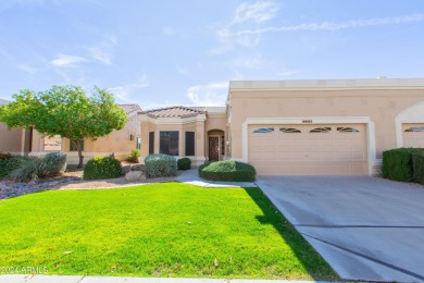 Enjoy the beautiful golf-course views from the oversized patio on Westbrook Village / Vista Golf Course in Arizona - for sale on GolfHomes.com, golf home, golf lot