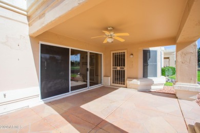 Enjoy the beautiful golf-course views from the oversized patio on Westbrook Village / Vista Golf Course in Arizona - for sale on GolfHomes.com, golf home, golf lot