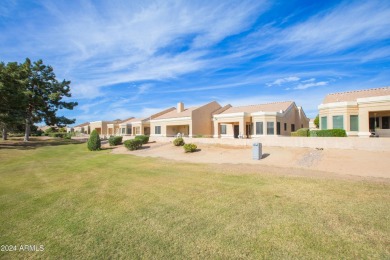 Enjoy the beautiful golf-course views from the oversized patio on Westbrook Village / Vista Golf Course in Arizona - for sale on GolfHomes.com, golf home, golf lot