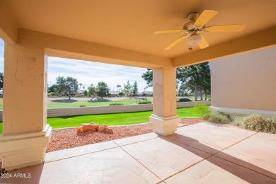 Enjoy the beautiful golf-course views from the oversized patio on Westbrook Village / Vista Golf Course in Arizona - for sale on GolfHomes.com, golf home, golf lot