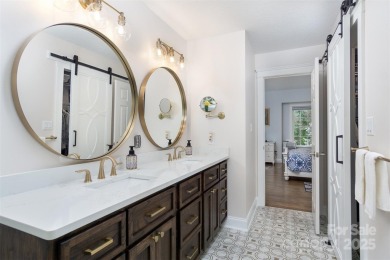 Meticulously cared-for home mixes elegance w/ comfort in this on Reems Creek Golf Club in North Carolina - for sale on GolfHomes.com, golf home, golf lot