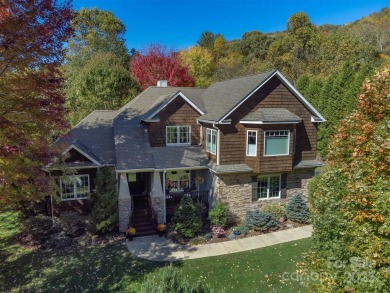 Meticulously cared-for home mixes elegance w/ comfort in this on Reems Creek Golf Club in North Carolina - for sale on GolfHomes.com, golf home, golf lot