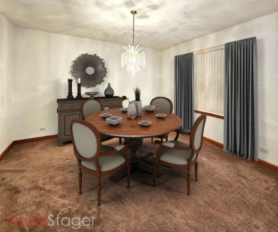 Rare find!! Highly sought after Ranch with full finished walkout on Foxford Hills Golf Club in Illinois - for sale on GolfHomes.com, golf home, golf lot