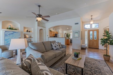 Open concept floor plan feels spacious & bright! NEWER ROOF on Tuscany Falls At Pebble Creek in Arizona - for sale on GolfHomes.com, golf home, golf lot