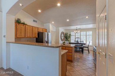 Open concept floor plan feels spacious & bright! NEWER ROOF on Tuscany Falls At Pebble Creek in Arizona - for sale on GolfHomes.com, golf home, golf lot