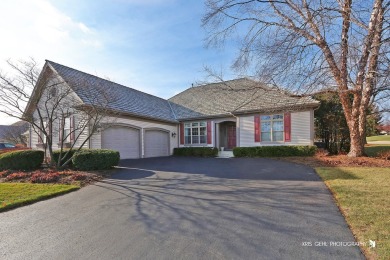 Located on a corner lot, this stunning 2-bedroom ranch home on The Merit Club in Illinois - for sale on GolfHomes.com, golf home, golf lot