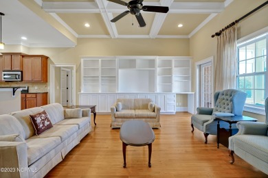 A custom-built brick home by Jernigan Homes located on a corner on Cape Fear National At Brunswick Forest in North Carolina - for sale on GolfHomes.com, golf home, golf lot