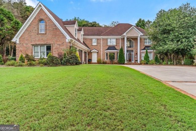 Prestigious Estate On The Golf Course in Gated Eagle Landing on Eagles Landing Country Club in Georgia - for sale on GolfHomes.com, golf home, golf lot