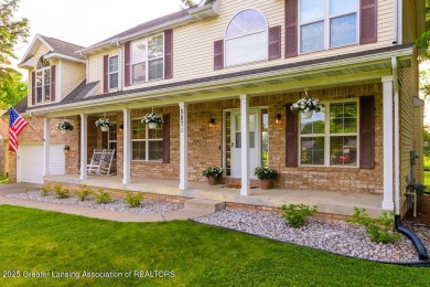 Welcome to this stunning 2,500+/- sq. ft. two-story home on Meridian Sun Golf Club in Michigan - for sale on GolfHomes.com, golf home, golf lot