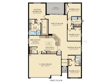 Welcome home to your 4 BEDROOM, 3 BATH, 3 CAR GARAGE STUNNING on Heritage Landing Golf  in Florida - for sale on GolfHomes.com, golf home, golf lot