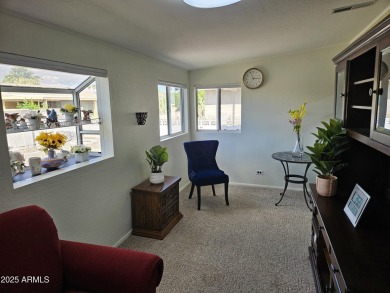 Discover carefree living in this partially furnished ''300 on Sunland Village Golf Club in Arizona - for sale on GolfHomes.com, golf home, golf lot