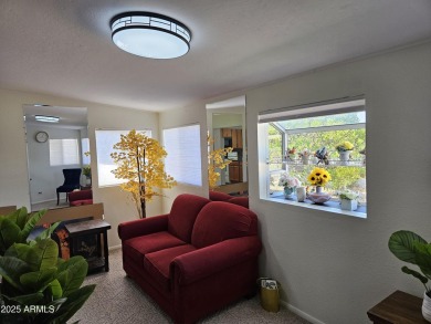 Discover carefree living in this partially furnished ''300 on Sunland Village Golf Club in Arizona - for sale on GolfHomes.com, golf home, golf lot