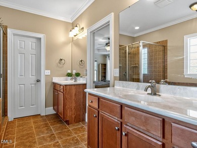 Custom-built home overlooking the 6th tee of Riverwood Golf on Riverwood Golf and Athletic Club in North Carolina - for sale on GolfHomes.com, golf home, golf lot