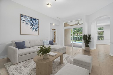 PRICED TO SELL! READY FOR A QUICK CLOSING! FALCON FLOORPLAN POOL on Palm Beach Gardens Golf Course in Florida - for sale on GolfHomes.com, golf home, golf lot