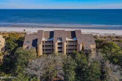 Only ocean front Captains Walk villa on the market w/ on Palmetto Dunes Golf Course and Resort in South Carolina - for sale on GolfHomes.com, golf home, golf lot