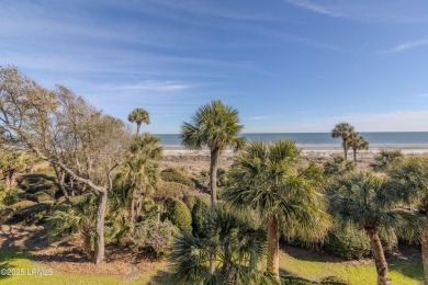 Only ocean front Captains Walk villa on the market w/ on Palmetto Dunes Golf Course and Resort in South Carolina - for sale on GolfHomes.com, golf home, golf lot