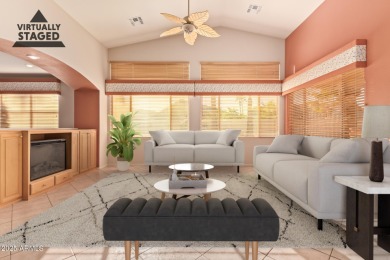 Start your new chapter in this stunning single-story home in on Arizona Traditions Golf Club in Arizona - for sale on GolfHomes.com, golf home, golf lot