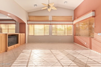 Start your new chapter in this stunning single-story home in on Arizona Traditions Golf Club in Arizona - for sale on GolfHomes.com, golf home, golf lot