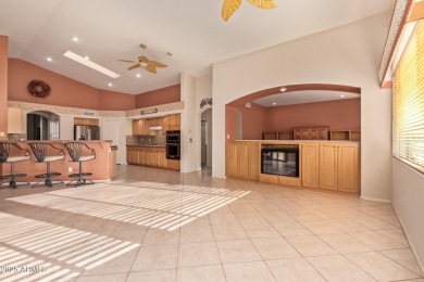 Start your new chapter in this stunning single-story home in on Arizona Traditions Golf Club in Arizona - for sale on GolfHomes.com, golf home, golf lot