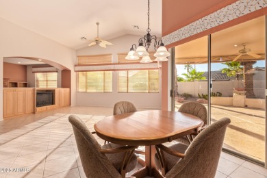 Start your new chapter in this stunning single-story home in on Arizona Traditions Golf Club in Arizona - for sale on GolfHomes.com, golf home, golf lot