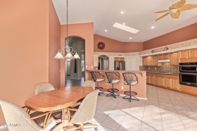 Start your new chapter in this stunning single-story home in on Arizona Traditions Golf Club in Arizona - for sale on GolfHomes.com, golf home, golf lot