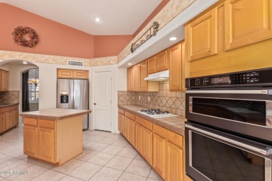 Start your new chapter in this stunning single-story home in on Arizona Traditions Golf Club in Arizona - for sale on GolfHomes.com, golf home, golf lot
