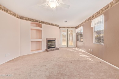 Start your new chapter in this stunning single-story home in on Arizona Traditions Golf Club in Arizona - for sale on GolfHomes.com, golf home, golf lot