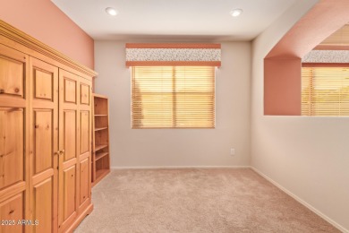 Start your new chapter in this stunning single-story home in on Arizona Traditions Golf Club in Arizona - for sale on GolfHomes.com, golf home, golf lot