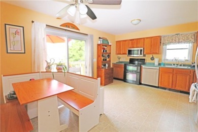 Colonial styled home with 3 beds & 3 baths including a water on Montaup Country Club in Rhode Island - for sale on GolfHomes.com, golf home, golf lot