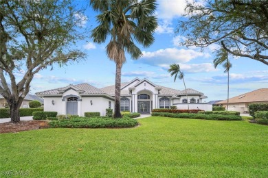 Nearly 4,000 sq ft of luxury living area. This custom built home on Fiddlesticks Country Club in Florida - for sale on GolfHomes.com, golf home, golf lot