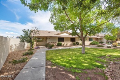 Welcome to your serene oasis in Sun City West! This charming end on Pebblebrook Golf Course in Arizona - for sale on GolfHomes.com, golf home, golf lot