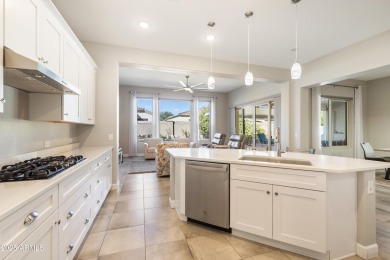 This impeccably maintained residence boasts sophisticated on Tuscany Falls At Pebble Creek in Arizona - for sale on GolfHomes.com, golf home, golf lot