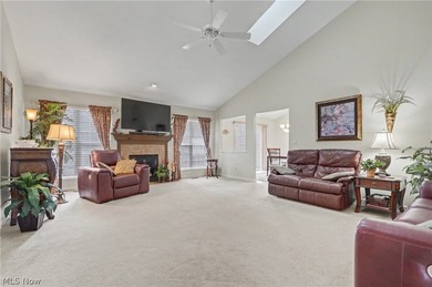 Gorgeous one-owner, 2-bed/2-bath/1-office Ranch overlooking 18th on Ohio Prestwick Country Club in Ohio - for sale on GolfHomes.com, golf home, golf lot