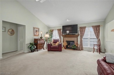 Gorgeous one-owner, 2-bed/2-bath/1-office Ranch overlooking 18th on Ohio Prestwick Country Club in Ohio - for sale on GolfHomes.com, golf home, golf lot