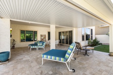 This impeccably maintained residence boasts sophisticated on Tuscany Falls At Pebble Creek in Arizona - for sale on GolfHomes.com, golf home, golf lot