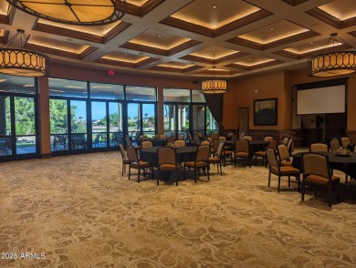 This impeccably maintained residence boasts sophisticated on Tuscany Falls At Pebble Creek in Arizona - for sale on GolfHomes.com, golf home, golf lot