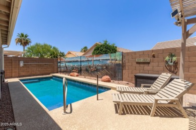 BACKYARD OASIS PRIVATE POOL AND SPA- Beautiful home in a gated on Arizona Traditions Golf Club in Arizona - for sale on GolfHomes.com, golf home, golf lot