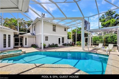 Just seven doors to Old Naples beaches, this distinctive and on Naples Beach Hotel and Golf Club in Florida - for sale on GolfHomes.com, golf home, golf lot