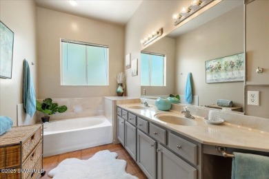 Welcome to an enchanting golf course villa situated within the on Verde Santa Fe Golf Club in Arizona - for sale on GolfHomes.com, golf home, golf lot