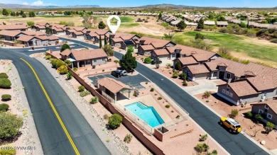 Welcome to an enchanting golf course villa situated within the on Verde Santa Fe Golf Club in Arizona - for sale on GolfHomes.com, golf home, golf lot